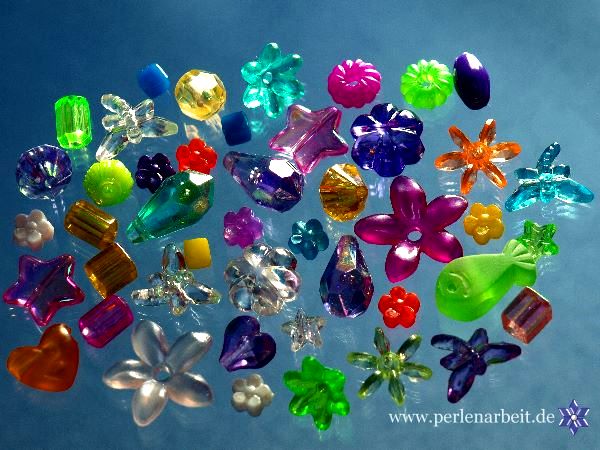 Foto: Künstliche Perlen. Druckperlen