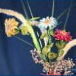 Foto: Blumenstrauß aus Perlenarbeiten - Perlenblumen Zinnien – 1